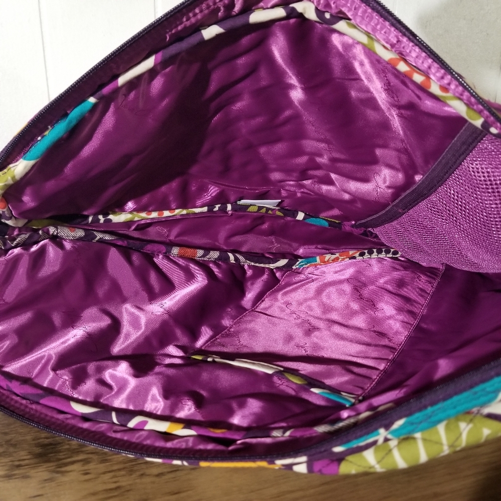 Vera Bradley Purple Floral Backpack - Picture 2 of 3